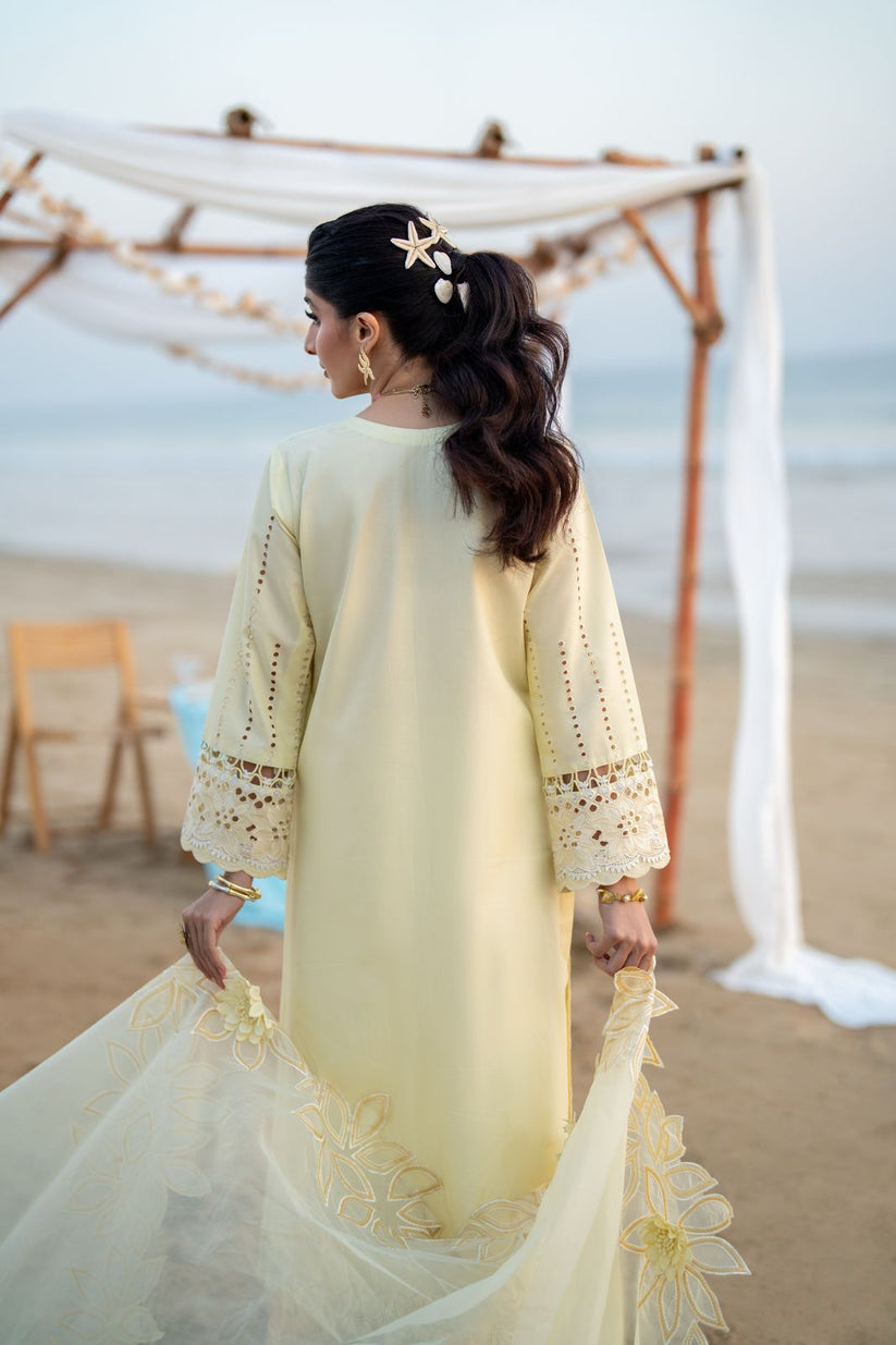 Aabyaan | Saagar Luxury Lawn 25 | SOFINA (AS-07) by Aabyaan - Designer Dress - Type: Ladies Clothes - Available at Libayah - 100% Original