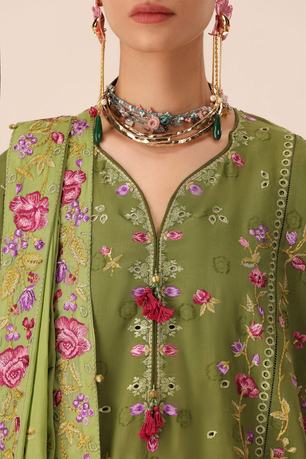 Elan | Stitched Pret 26 | GULRAAZ (EL26-08 A ST) by Elan - Designer Dress  - Type : Ladies Clothes - Available at Libayah - 100% Original 