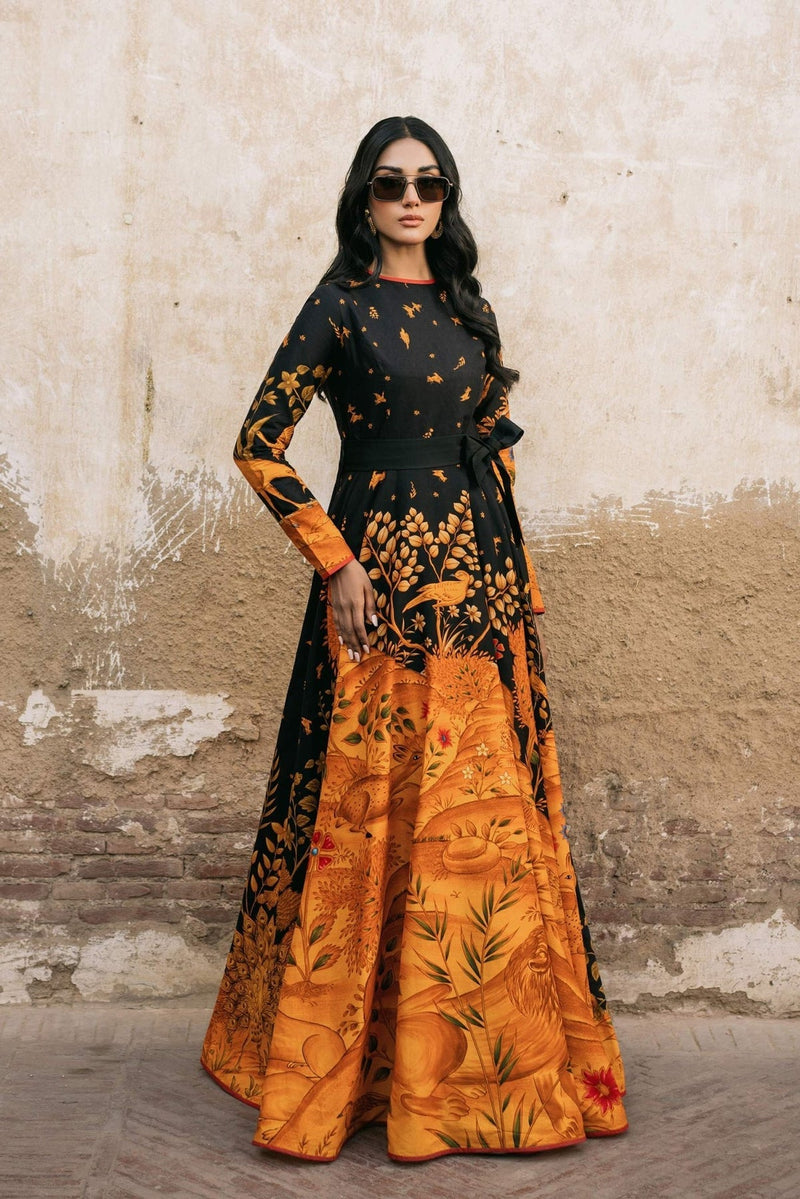 Fahad Hussayn | Lawn Banger | Baburnama by Fahad Hussayn - Designer Dress - Type: Ladies Clothes - Available at Libayah - 100% Original