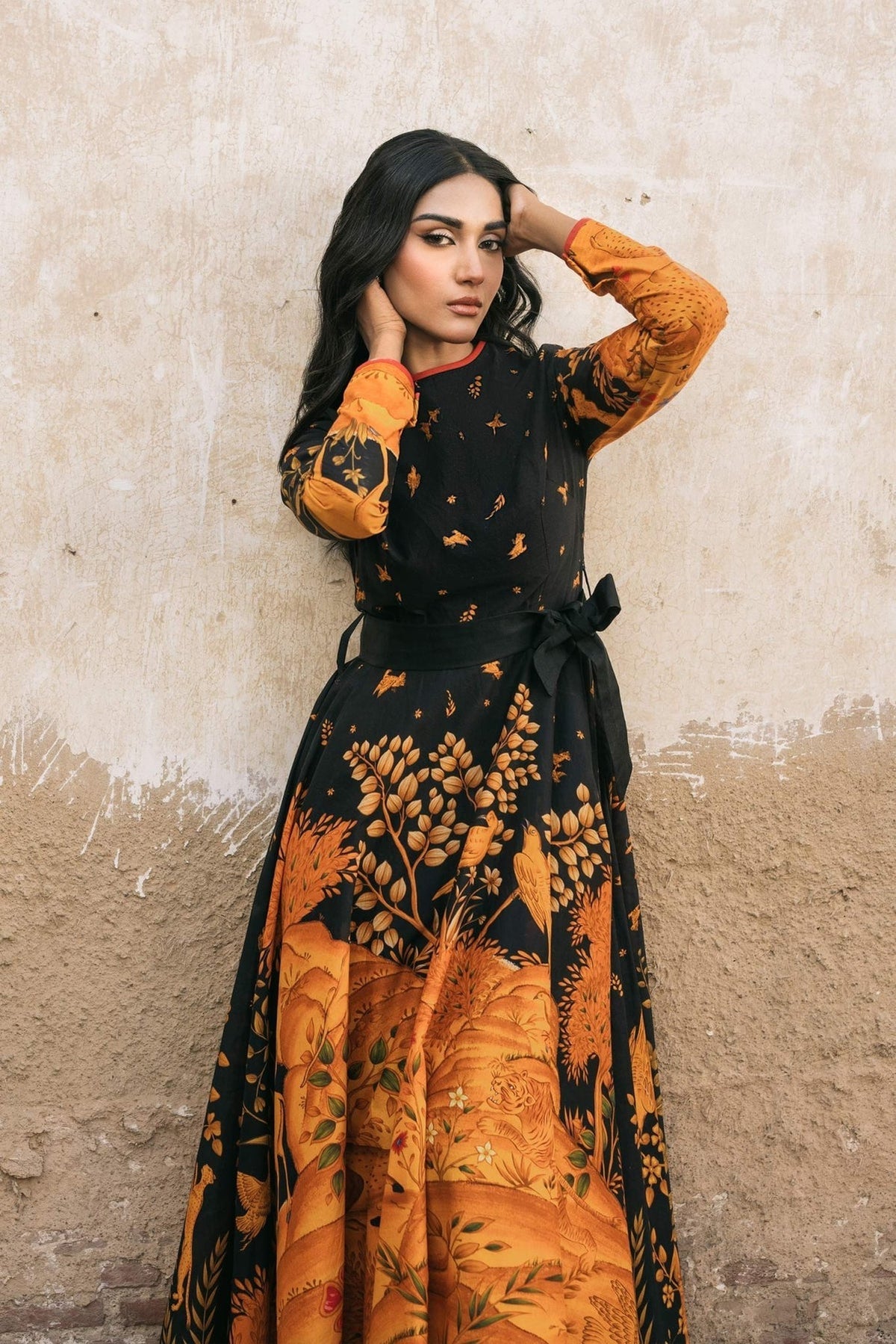 Fahad Hussayn | Lawn Banger | Baburnama by Fahad Hussayn - Designer Dress - Type: Ladies Clothes - Available at Libayah - 100% Original