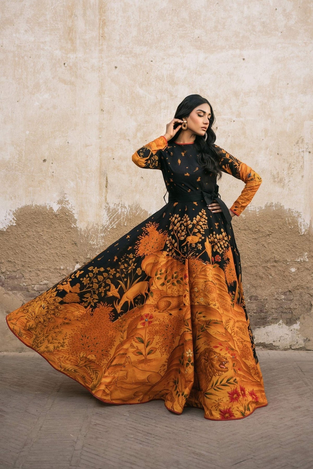 Fahad Hussayn | Lawn Banger | Baburnama by Fahad Hussayn - Designer Dress - Type: Ladies Clothes - Available at Libayah - 100% Original