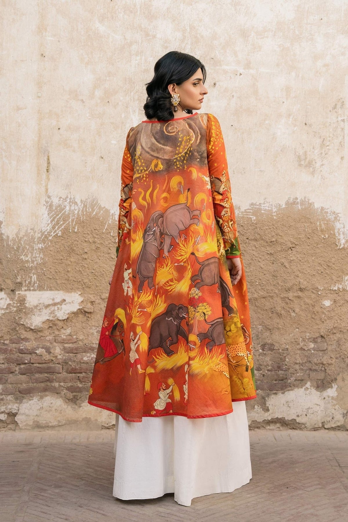Fahad Hussayn | Lawn Banger | Baori by Fahad Hussayn - Designer Dress - Type: Ladies Clothes - Available at Libayah - 100% Original