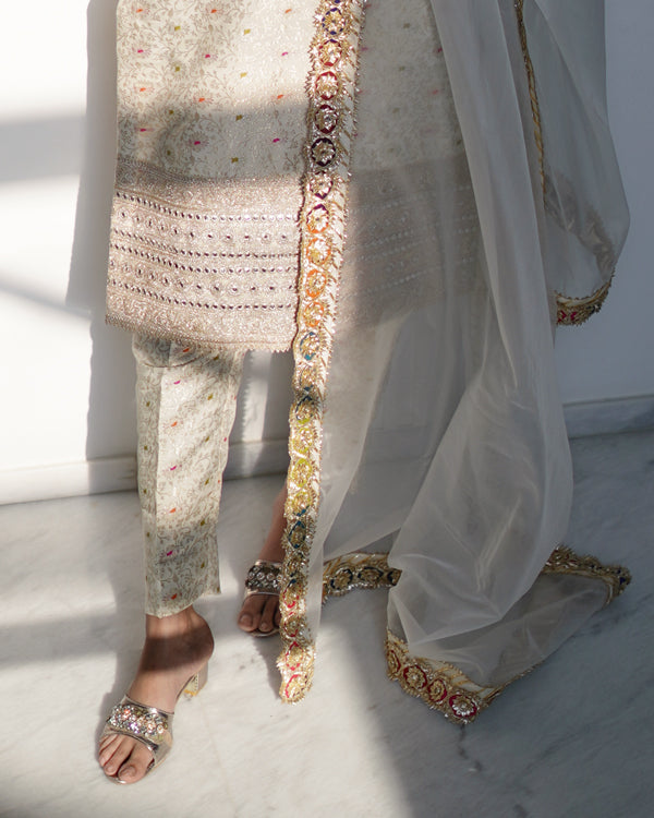 Zar | Formals Wear | Off White by Zar - Designer Dress - Type: Ladies Clothes - Available at Libayah - 100% Original