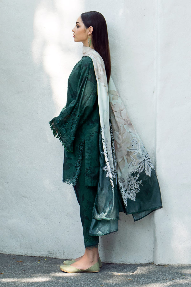 Baroque | Lawn Collection 24 | UF-546 by Baroque - Designer Dress - Type: Ladies Clothes - Available at Libayah - 100% Original