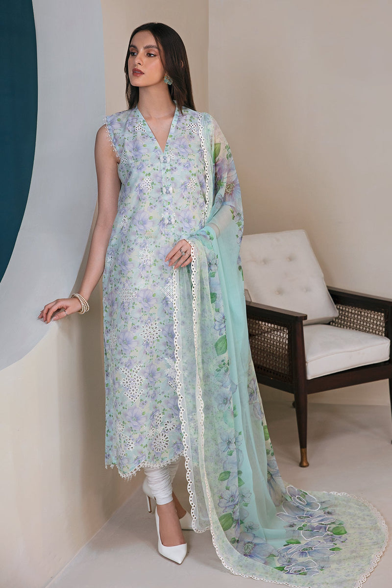 Baroque | Lawn Collection 24 | UF-357 by Baroque - Designer Dress - Type: Ladies Clothes - Available at Libayah - 100% Original