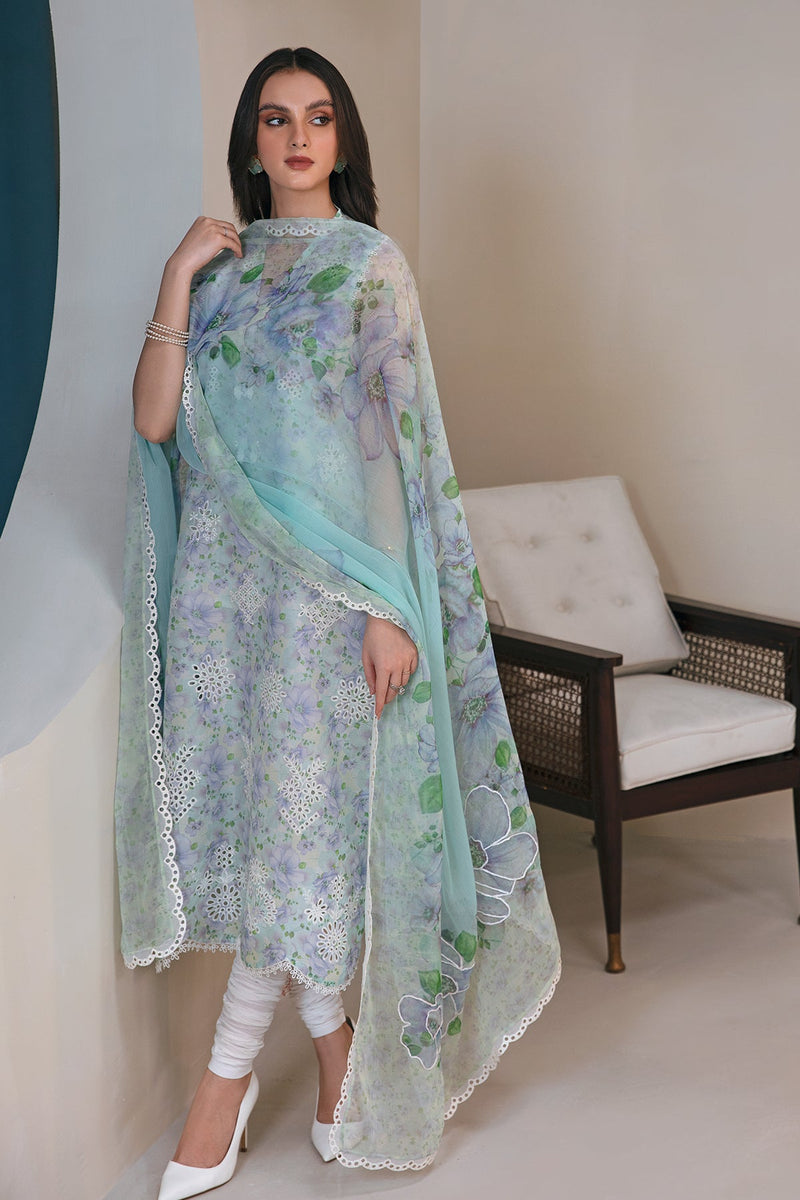 Baroque | Lawn Collection 24 | UF-357 by Baroque - Designer Dress - Type: Ladies Clothes - Available at Libayah - 100% Original