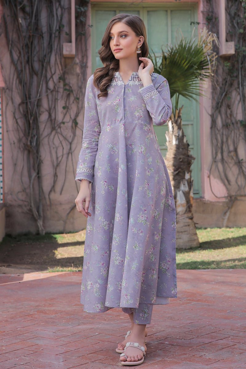 Baroque | Lawn Collection 24 | UF-324 by Baroque - Designer Dress - Type: Ladies Clothes - Available at Libayah - 100% Original