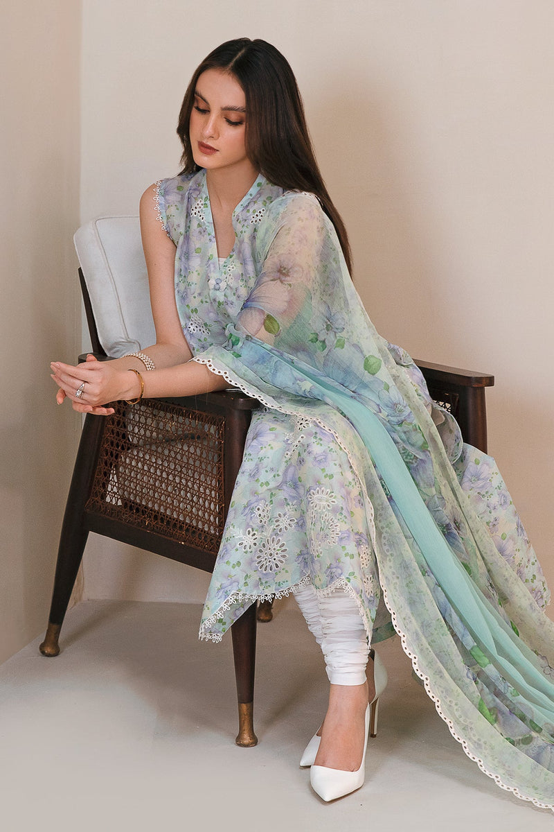 Baroque | Lawn Collection 24 | UF-357 by Baroque - Designer Dress - Type: Ladies Clothes - Available at Libayah - 100% Original