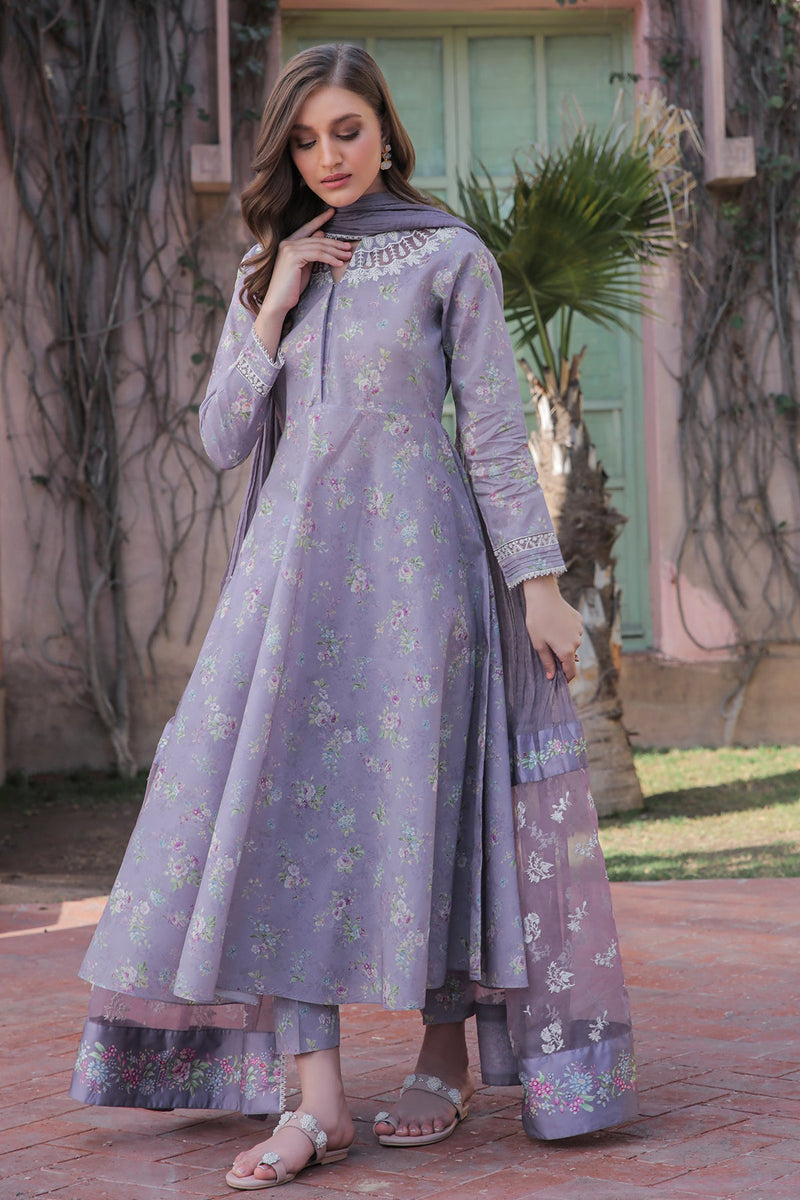 Baroque | Lawn Collection 24 | UF-324 by Baroque - Designer Dress - Type: Ladies Clothes - Available at Libayah - 100% Original