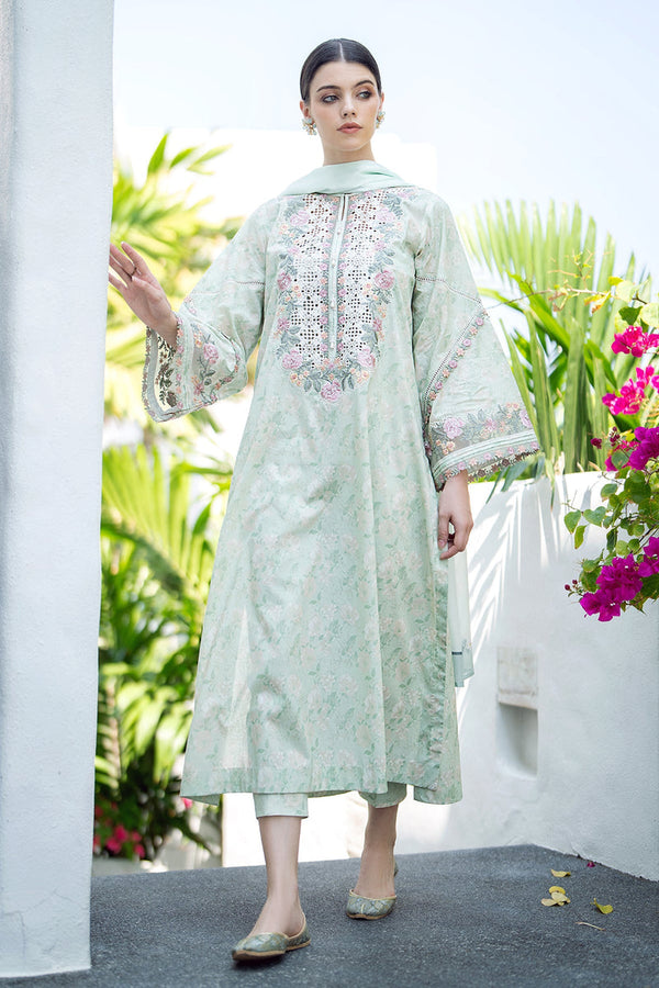 Baroque | Lawn Collection 24 | UF-550 by Baroque - Designer Dress - Type: Ladies Clothes - Available at Libayah - 100% Original