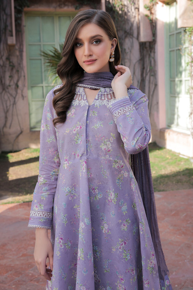 Baroque | Lawn Collection 24 | UF-324 by Baroque - Designer Dress - Type: Ladies Clothes - Available at Libayah - 100% Original