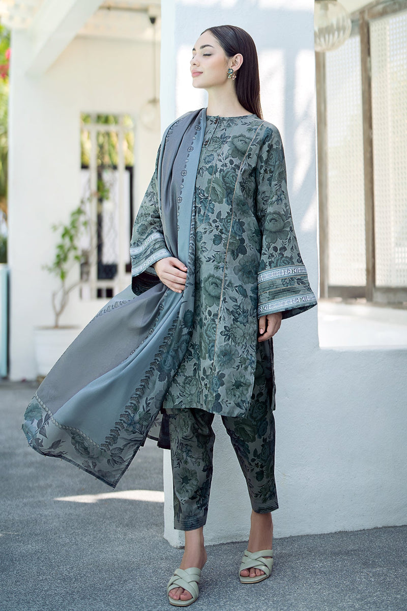 Baroque | Lawn Collection 24 | UF-551 by Baroque - Designer Dress - Type: Ladies Clothes - Available at Libayah - 100% Original
