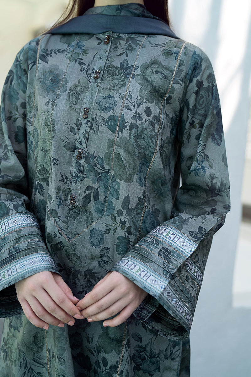 Baroque | Lawn Collection 24 | UF-551 by Baroque - Designer Dress - Type: Ladies Clothes - Available at Libayah - 100% Original