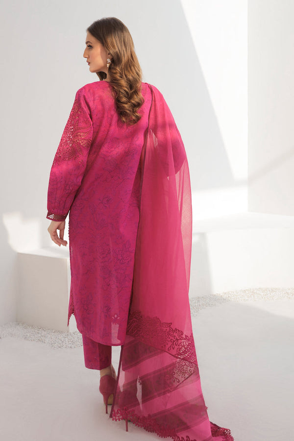 Baroque | Lawn Collection 24 | UF-308 by Baroque - Designer Dress - Type: Ladies Clothes - Available at Libayah - 100% Original