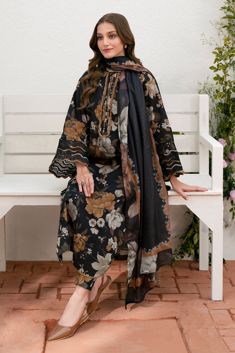 Baroque | Lawn Collection 24 | UF-540 by Baroque - Designer Dress - Type: Ladies Clothes - Available at Libayah - 100% Original