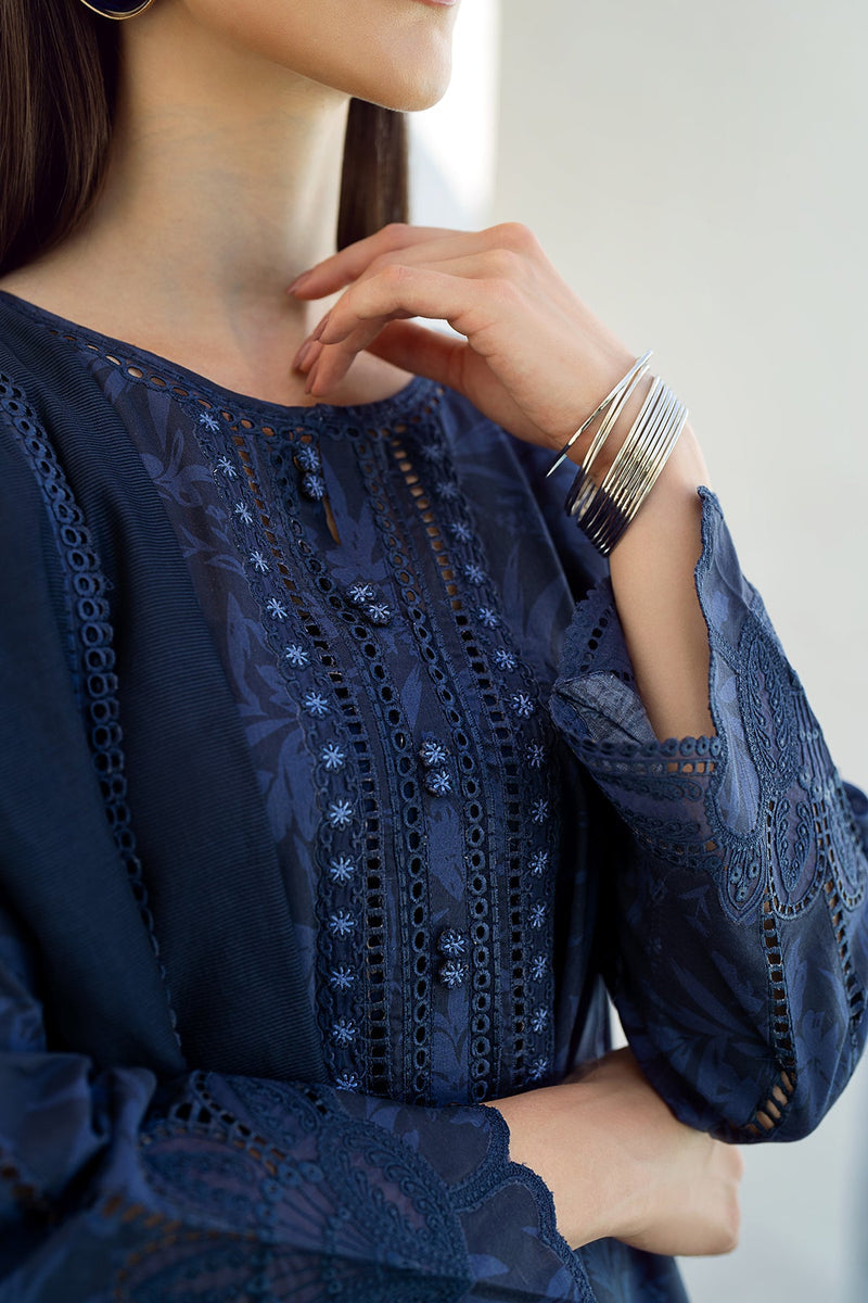 Baroque | Lawn Collection 24 | UF-544 by Baroque - Designer Dress - Type: Ladies Clothes - Available at Libayah - 100% Original