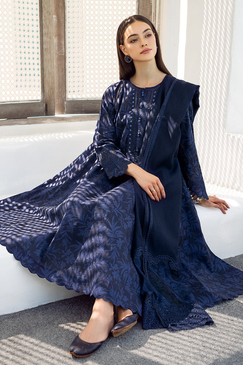 Baroque | Lawn Collection 24 | UF-544 by Baroque - Designer Dress - Type: Ladies Clothes - Available at Libayah - 100% Original