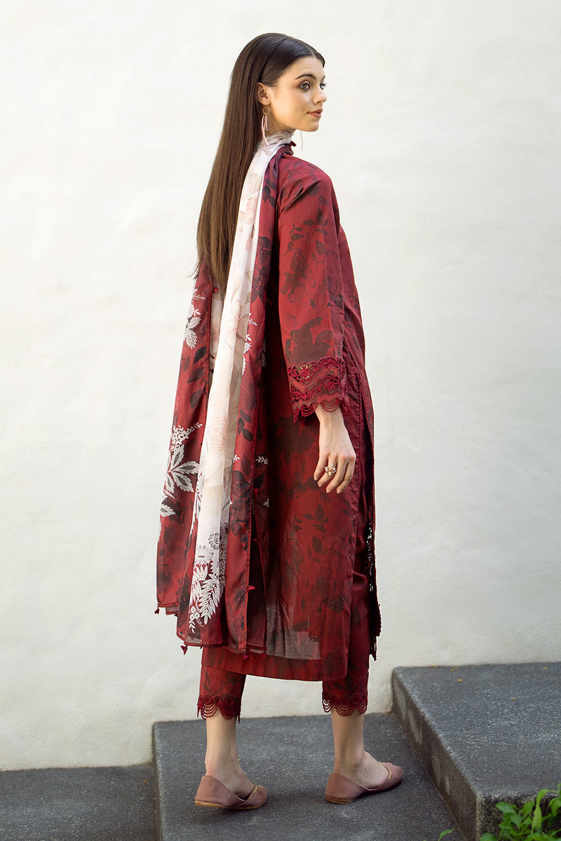 Baroque | Lawn Collection 24 | UF-545 by Baroque - Designer Dress - Type: Ladies Clothes - Available at Libayah - 100% Original