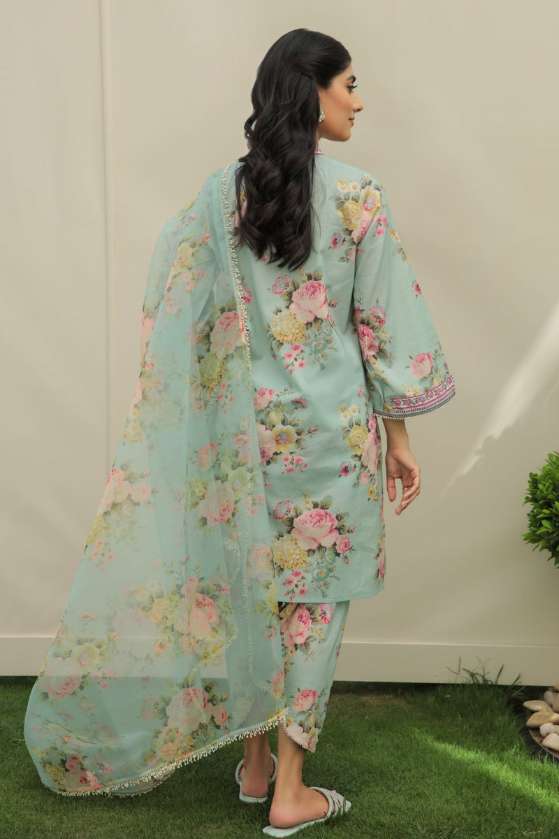 Baroque | Lawn Collection 24 | UF-215 by Baroque - Designer Dress - Type: Ladies Clothes - Available at Libayah - 100% Original