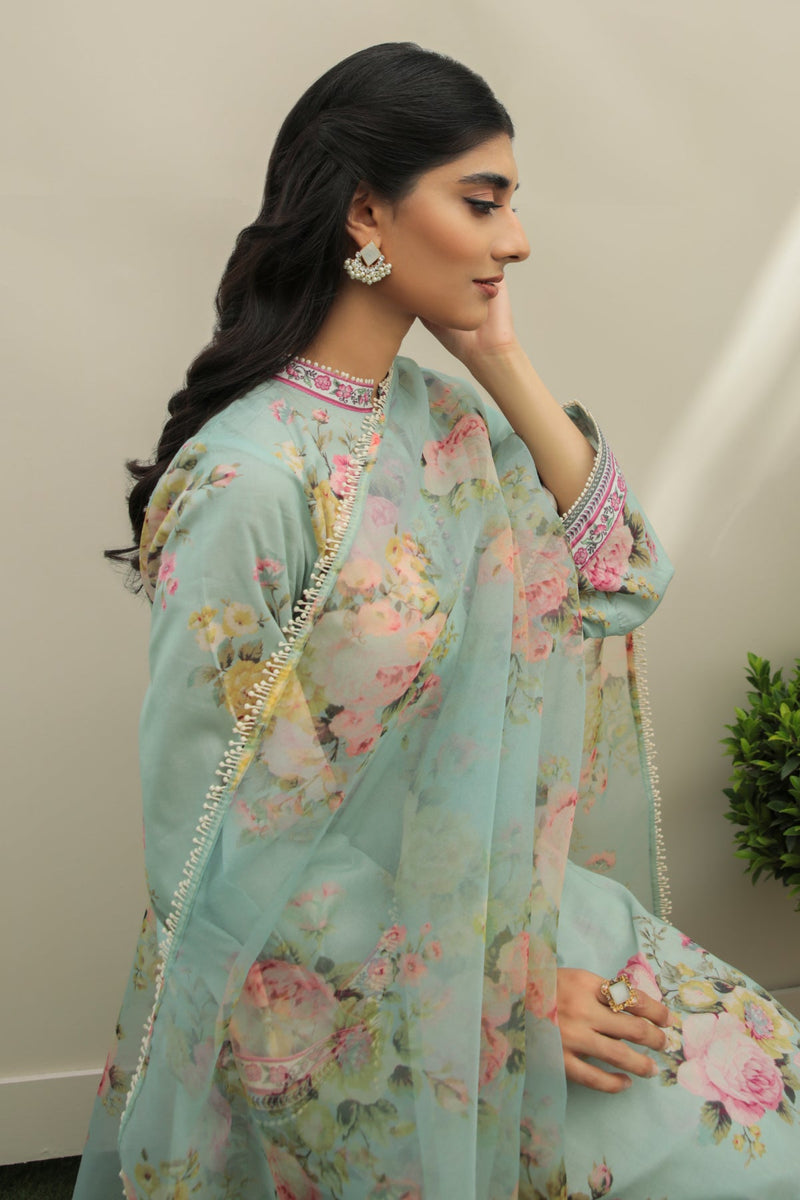 Baroque | Lawn Collection 24 | UF-215 by Baroque - Designer Dress - Type: Ladies Clothes - Available at Libayah - 100% Original