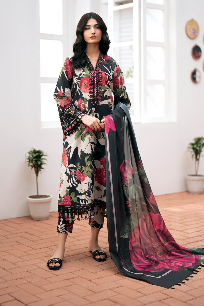 Baroque | Lawn Collection 24 | UF-532 by Baroque - Designer Dress - Type: Ladies Clothes - Available at Libayah - 100% Original