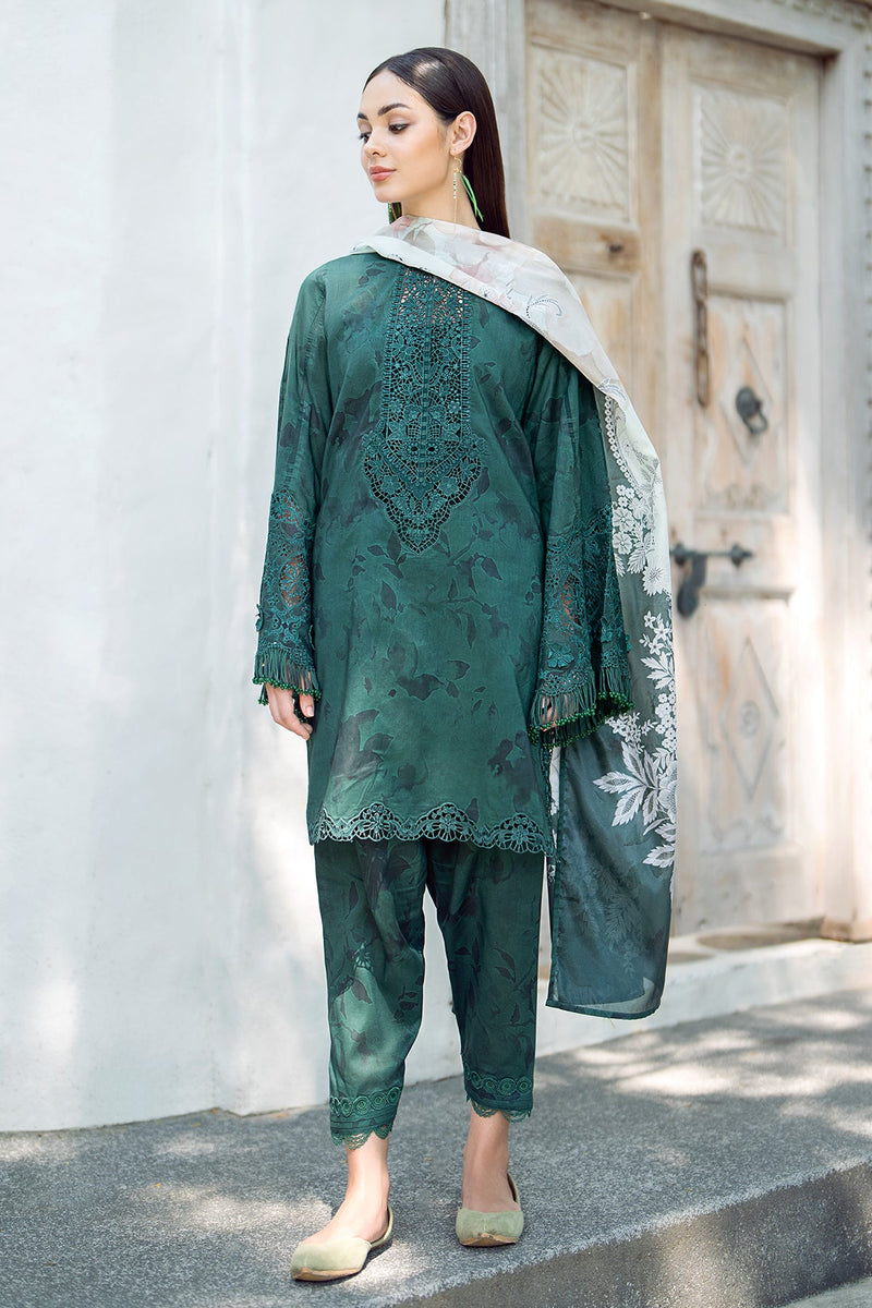 Baroque | Lawn Collection 24 | UF-546 by Baroque - Designer Dress - Type: Ladies Clothes - Available at Libayah - 100% Original