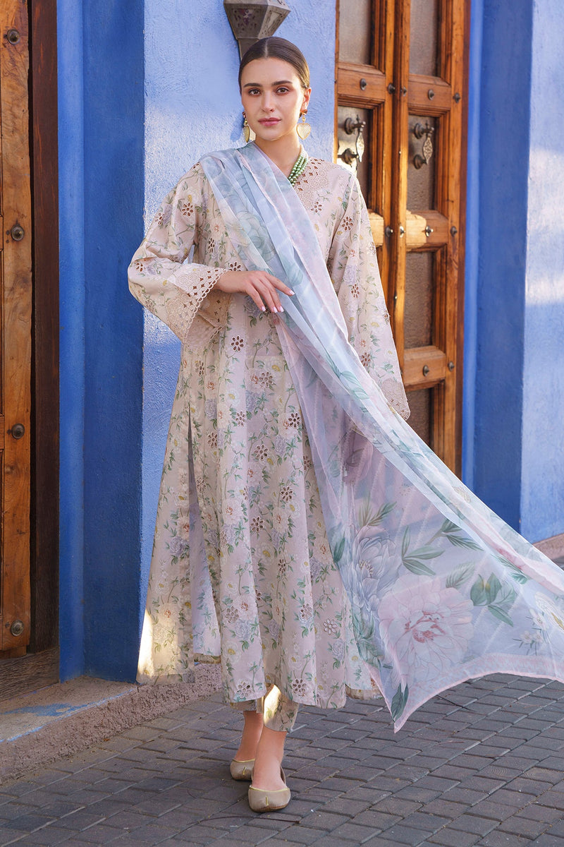 Baroque | Lawn Collection 24 | UF-591 by Baroque - Designer Dress - Type: Ladies Clothes - Available at Libayah - 100% Original