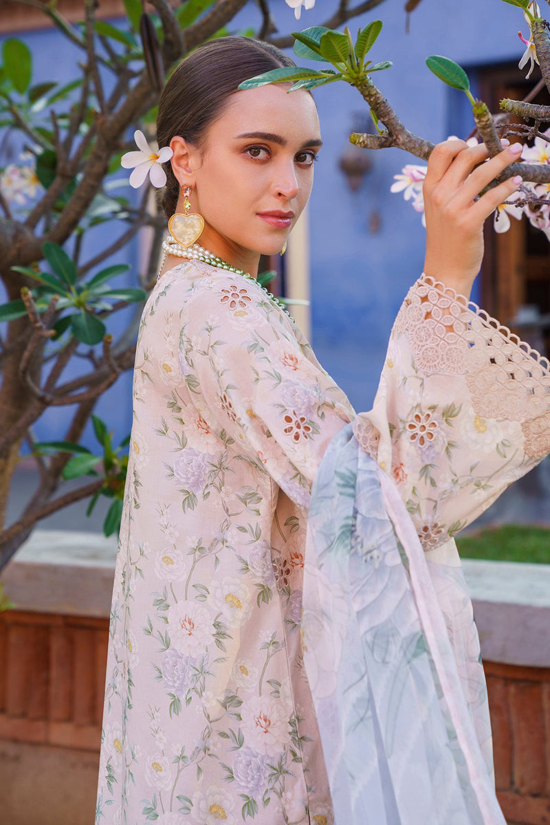 Baroque | Lawn Collection 24 | UF-591 by Baroque - Designer Dress - Type: Ladies Clothes - Available at Libayah - 100% Original