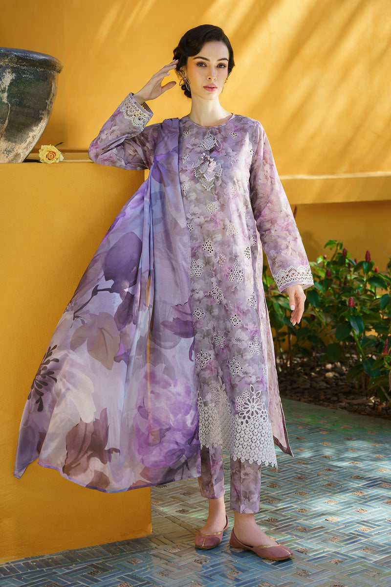 Baroque | Lawn Collection 24 | UF-579 by Baroque - Designer Dress - Type: Ladies Clothes - Available at Libayah - 100% Original