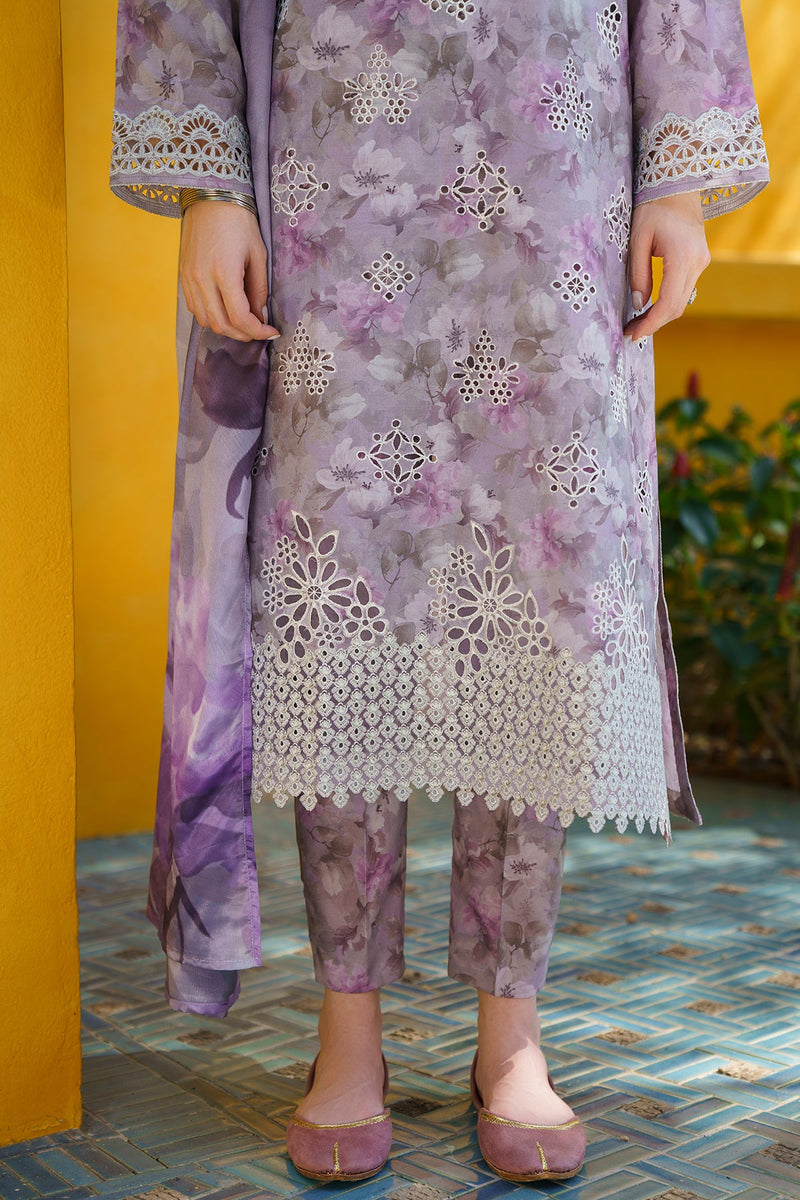 Baroque | Lawn Collection 24 | UF-579 by Baroque - Designer Dress - Type: Ladies Clothes - Available at Libayah - 100% Original
