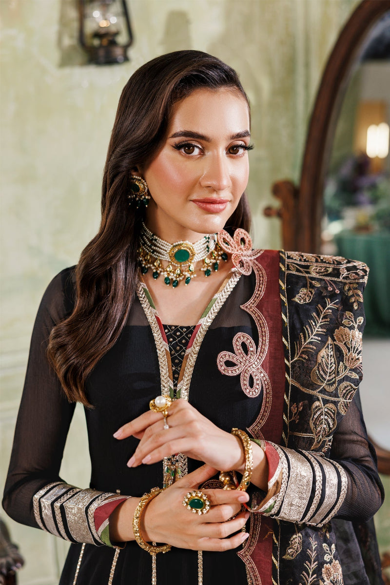 Alizeh | Ready to wear | Black Dress 3 piece - RTW1026 by Alizeh - Designer Dress  - Type : Ladies Clothes - Available at Libayah - 100% Original 