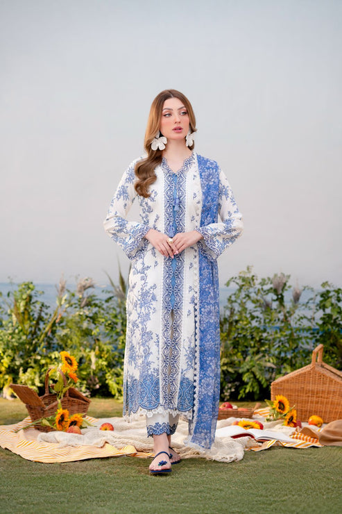 Aabyaan | Shezlin Chikankari Ramadan Edit 25 | ELYSIA (AR-01) by Aabyaan - Designer Dress - Type: Ladies Clothes - Available at Libayah - 100% Original