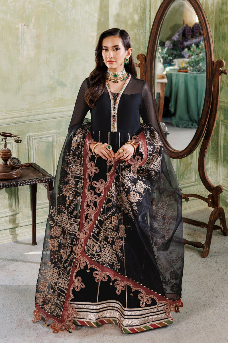 Alizeh | Ready to wear | Black Dress 3 piece - RTW1026 by Alizeh - Designer Dress  - Type : Ladies Clothes - Available at Libayah - 100% Original 