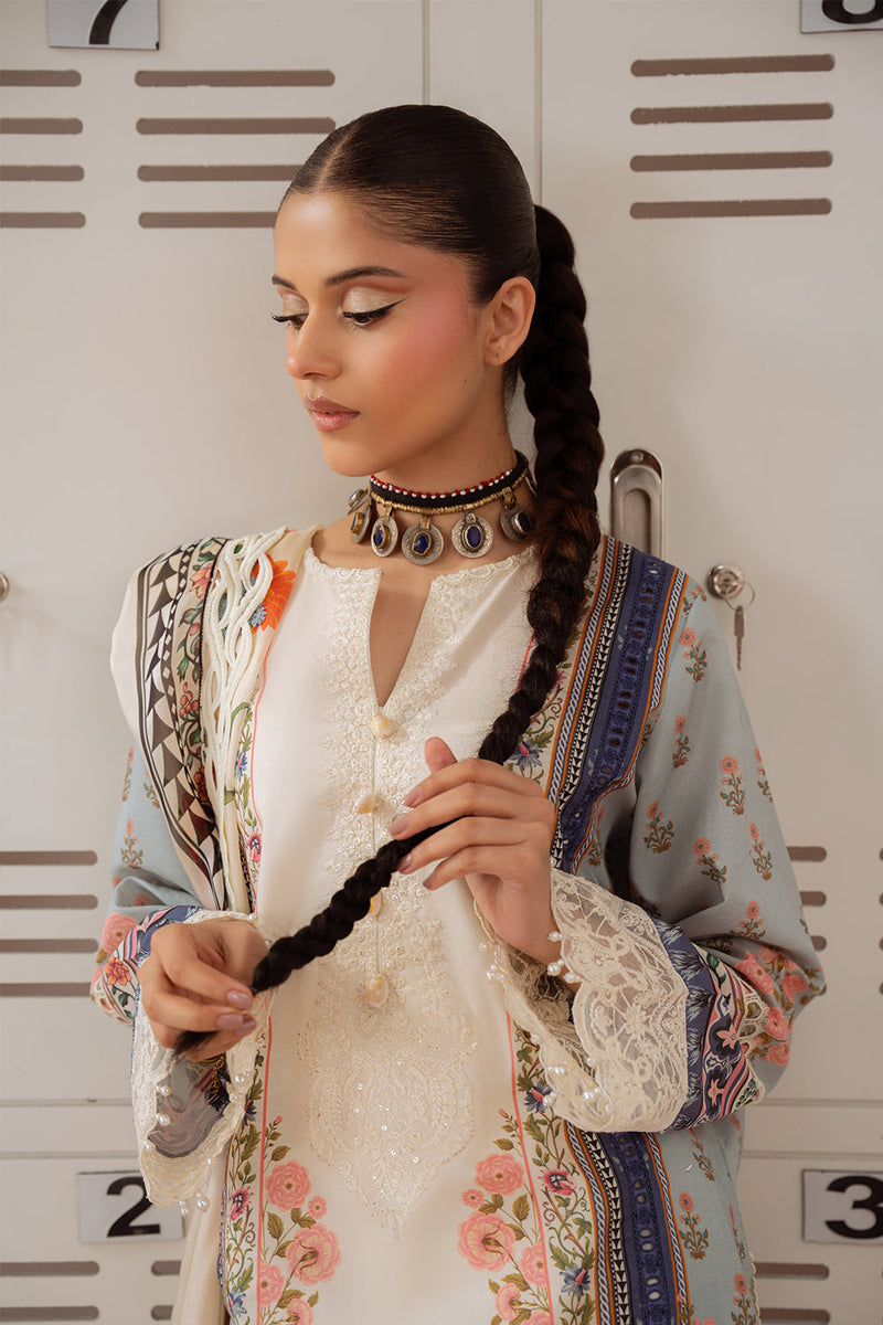Saira Rizwan | Laanem Summer Lawn 25 | ZUMRA-B-SRL25-07 by Saira Rizwan - Designer Dress - Type: Ladies Clothes - Available at Libayah - 100% Original