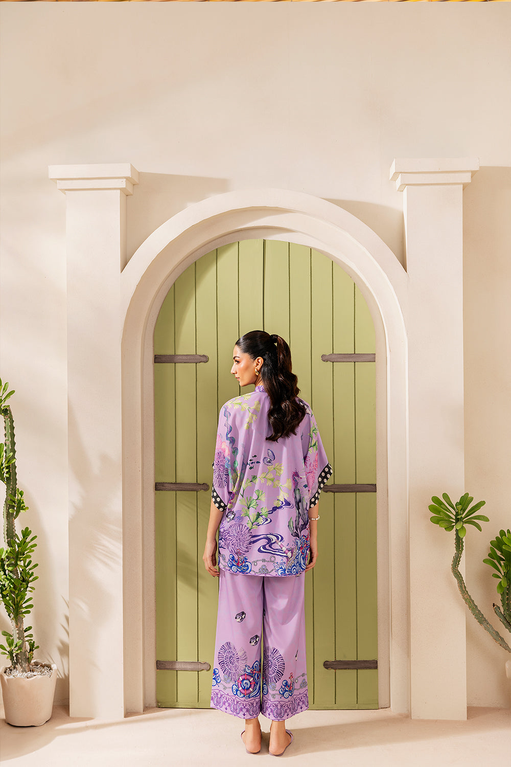 LILAC LUSH - SRSP-25-10 – authentic Pakistani dress from the Saira Rizwan Silk Coords 25 collection for women in the UK.