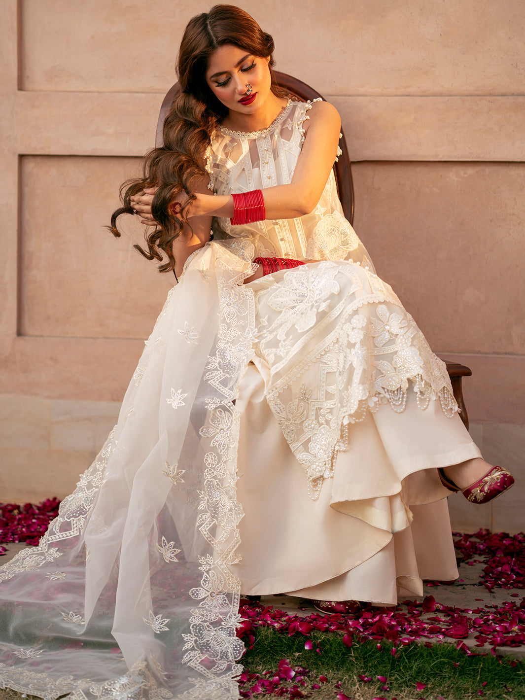 Binilyas | Dilbaro Embroidered Festive Lawn 24 | 402-B by Bin Ilyas - Designer Dress - Type: Ladies Clothes - Available at Libayah - 100% Original