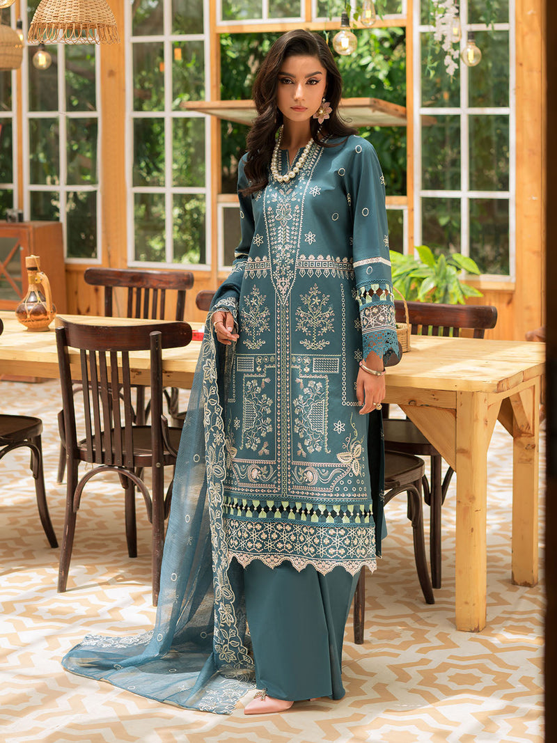 Mahnur | Bella Lawn 24 | BL - 01 by Mahnur - Designer Dress - Type: Ladies Clothes - Available at Libayah - 100% Original