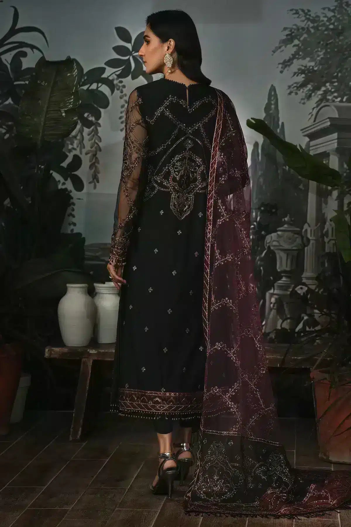 Zarif | LA ROSELLA Formals | ZLR 04 NIGHT GLOW by Zarif - Designer Dress - Type: Ladies Clothes - Available at Libayah - 100% Original