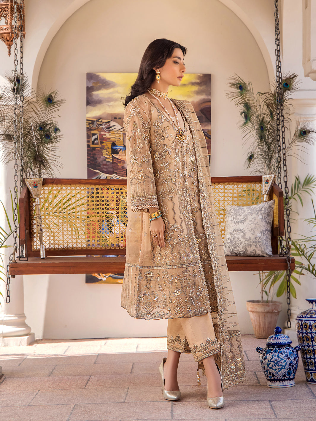 Fozia Khalid | Eid Edit 24 | Lueur by Fozia Khalid - Designer Dress - Type: Ladies Clothes - Available at Libayah - 100% Original