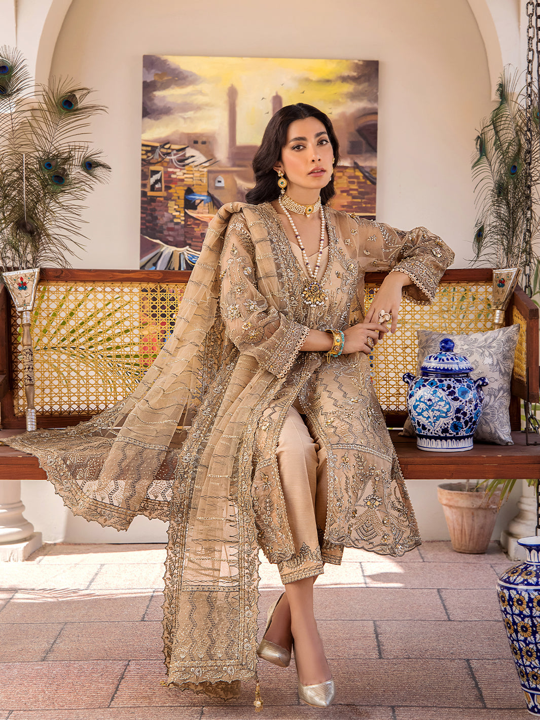 Fozia Khalid | Eid Edit 24 | Lueur by Fozia Khalid - Designer Dress - Type: Ladies Clothes - Available at Libayah - 100% Original