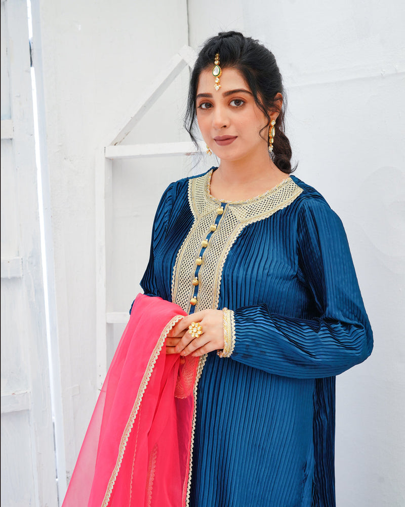 Zar | Formals Wear | Blue by Zar - Designer Dress - Type: Ladies Clothes - Available at Libayah - 100% Original