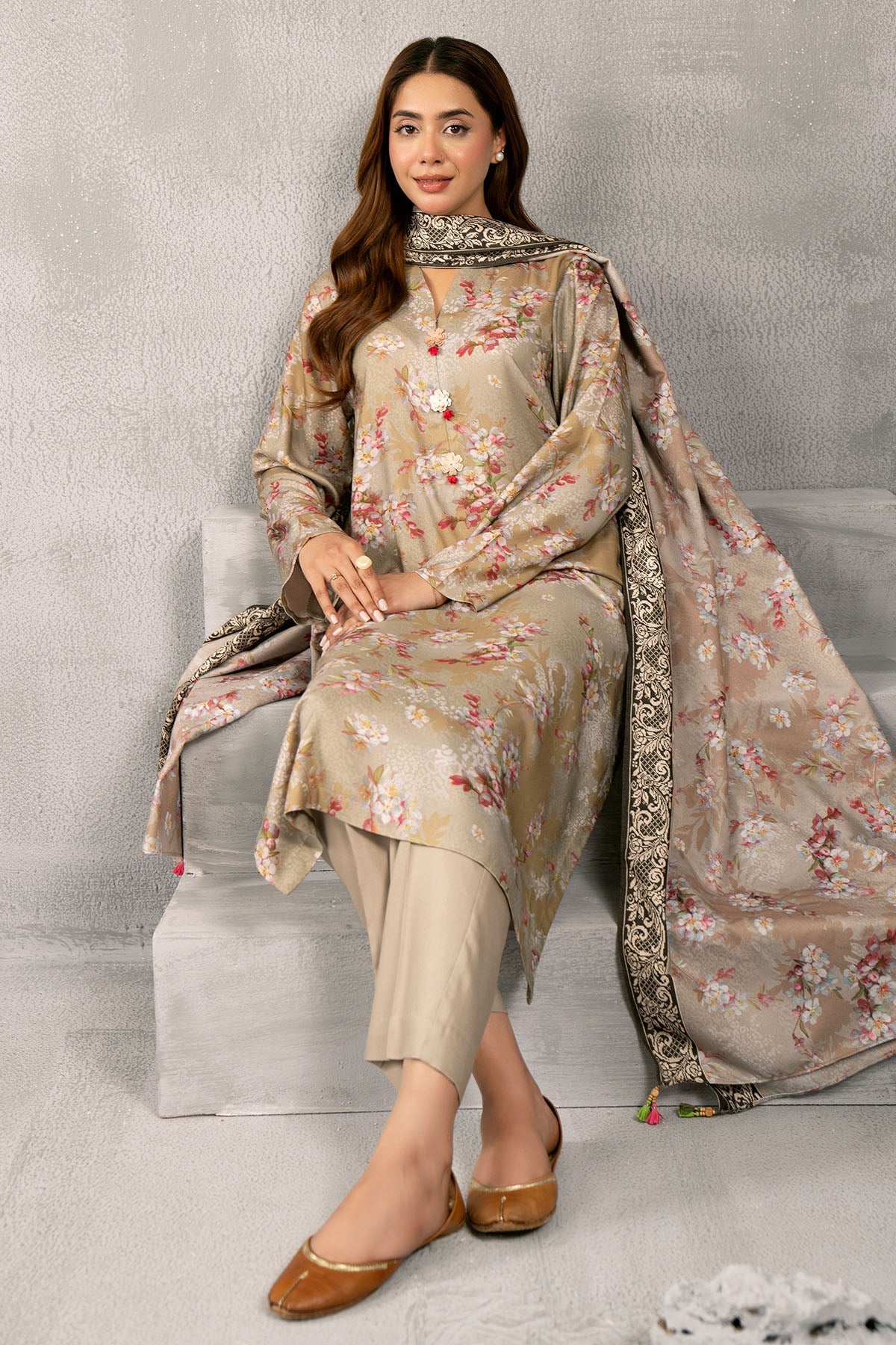 Kayseria | Winter Khaddar 24 | C5483-121-A by Kayseria - Designer Dress - Type: Ladies Clothes - Available at Libayah - 100% Original