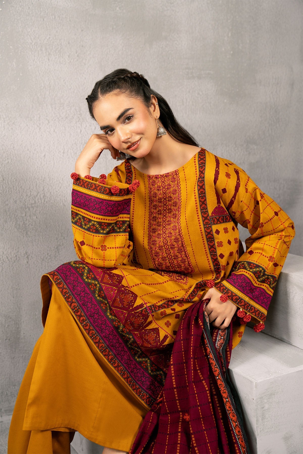 Kayseria | Winter Khaddar 24 | C6040-1 by Kayseria - Designer Dress - Type: Ladies Clothes - Available at Libayah - 100% Original
