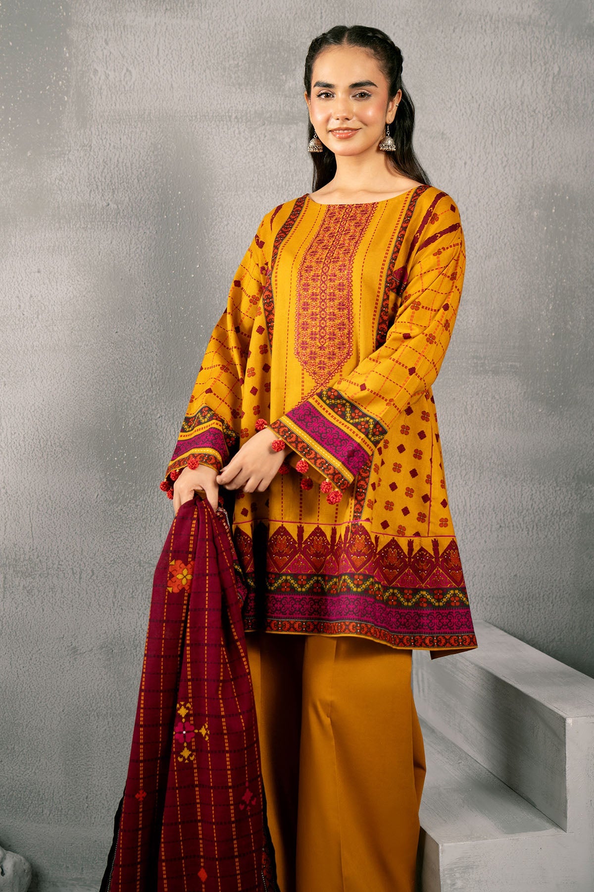 Kayseria | Winter Khaddar 24 | C6040-1 by Kayseria - Designer Dress - Type: Ladies Clothes - Available at Libayah - 100% Original