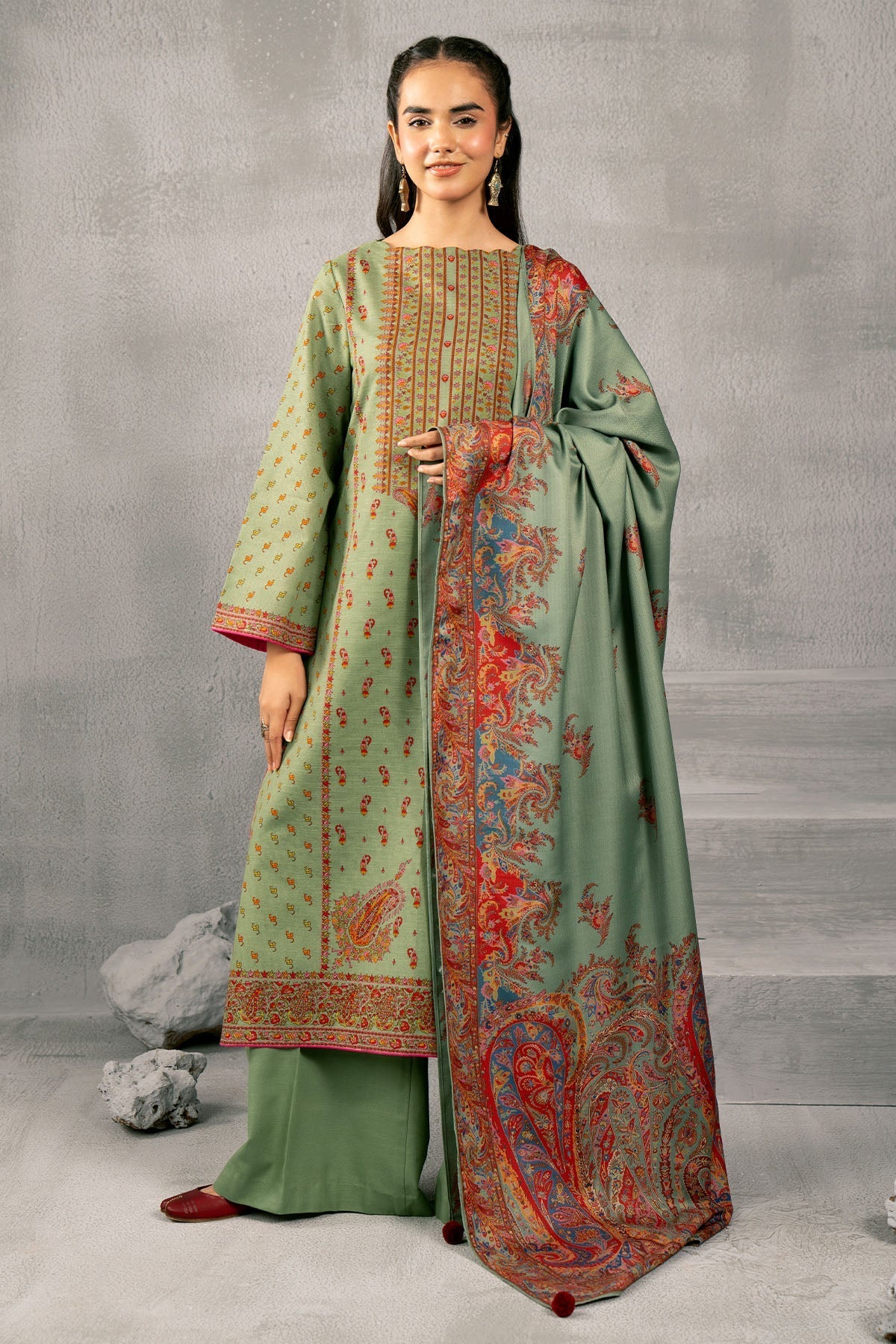 Kayseria | Winter Khaddar 24 | C6055 by Kayseria - Designer Dress - Type: Ladies Clothes - Available at Libayah - 100% Original