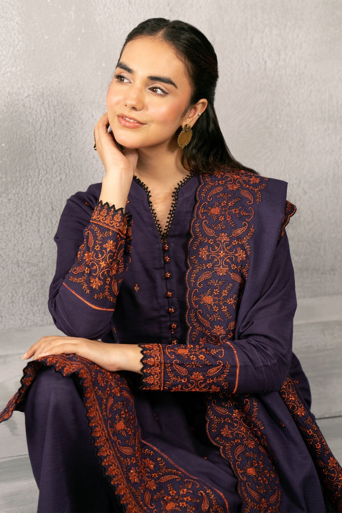 Kayseria | Winter Khaddar 24 | C6066-1 by Kayseria - Designer Dress - Type: Ladies Clothes - Available at Libayah - 100% Original