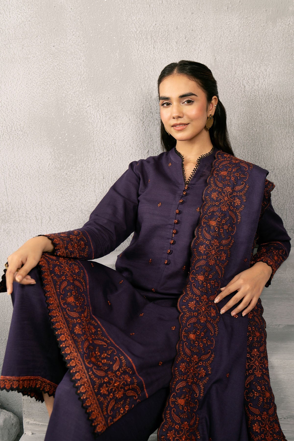 Kayseria | Winter Khaddar 24 | C6066-1 by Kayseria - Designer Dress - Type: Ladies Clothes - Available at Libayah - 100% Original