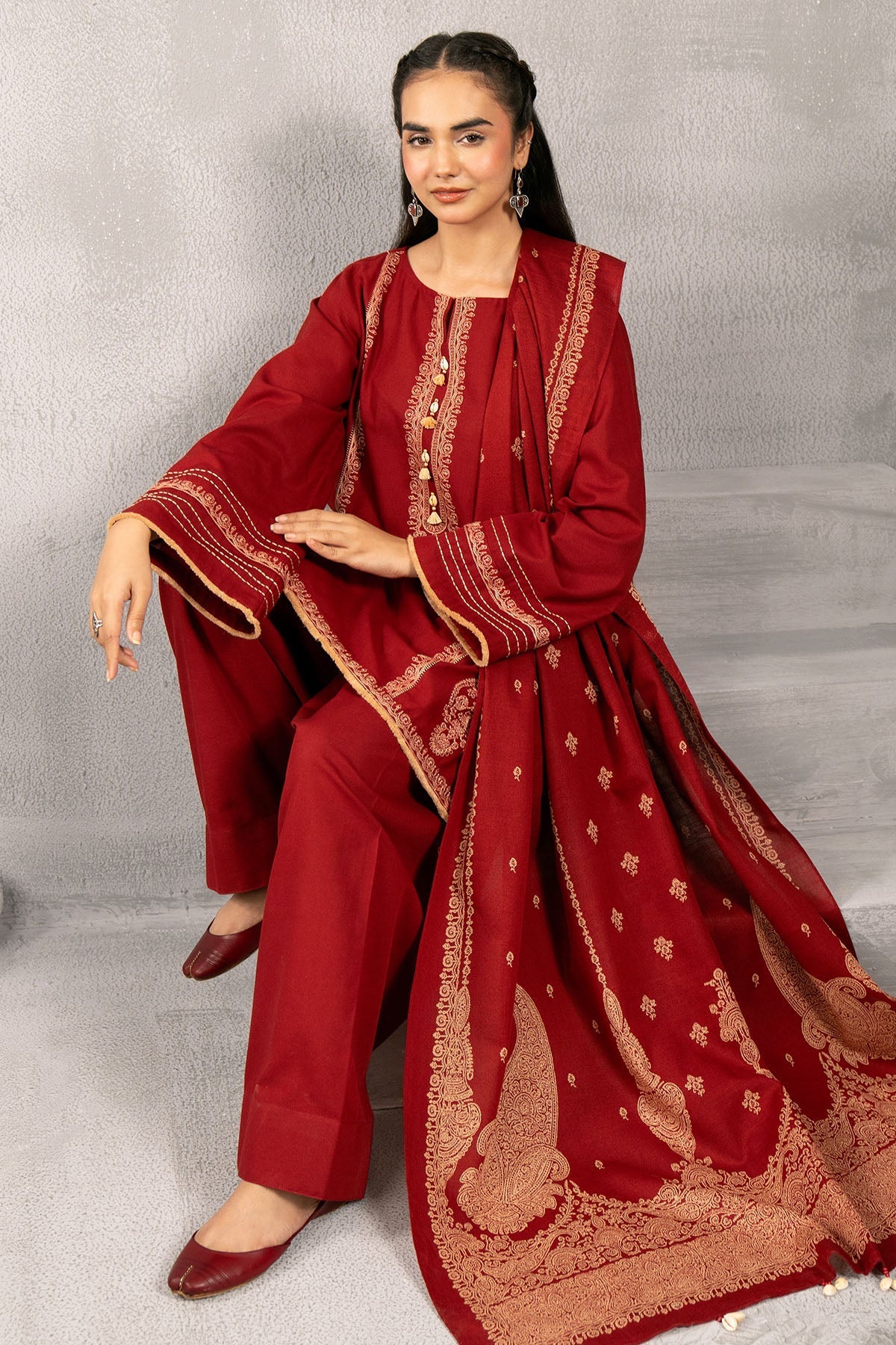 Kayseria | Winter Khaddar 24 | C6068-1 by Kayseria - Designer Dress - Type: Ladies Clothes - Available at Libayah - 100% Original