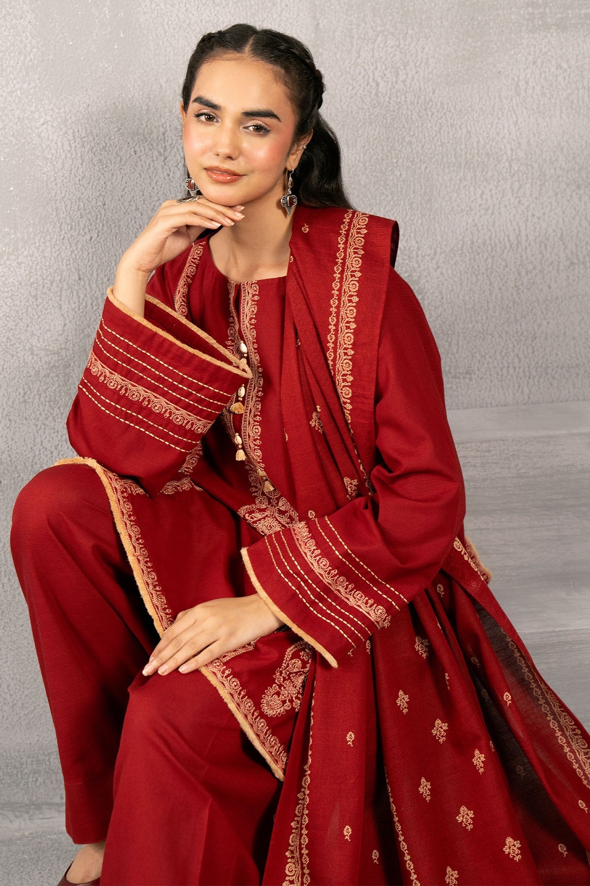Kayseria | Winter Khaddar 24 | C6068-1 by Kayseria - Designer Dress - Type: Ladies Clothes - Available at Libayah - 100% Original