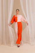 Fozia Khalid | Kaftaan | Coral Bloom by Fozia Khalid - Designer Dress - Type: Ladies Clothes - Available at Libayah - 100% Original
